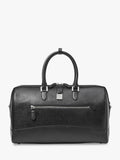 Aspinal of London Connaught leather flight bag black (British brand)