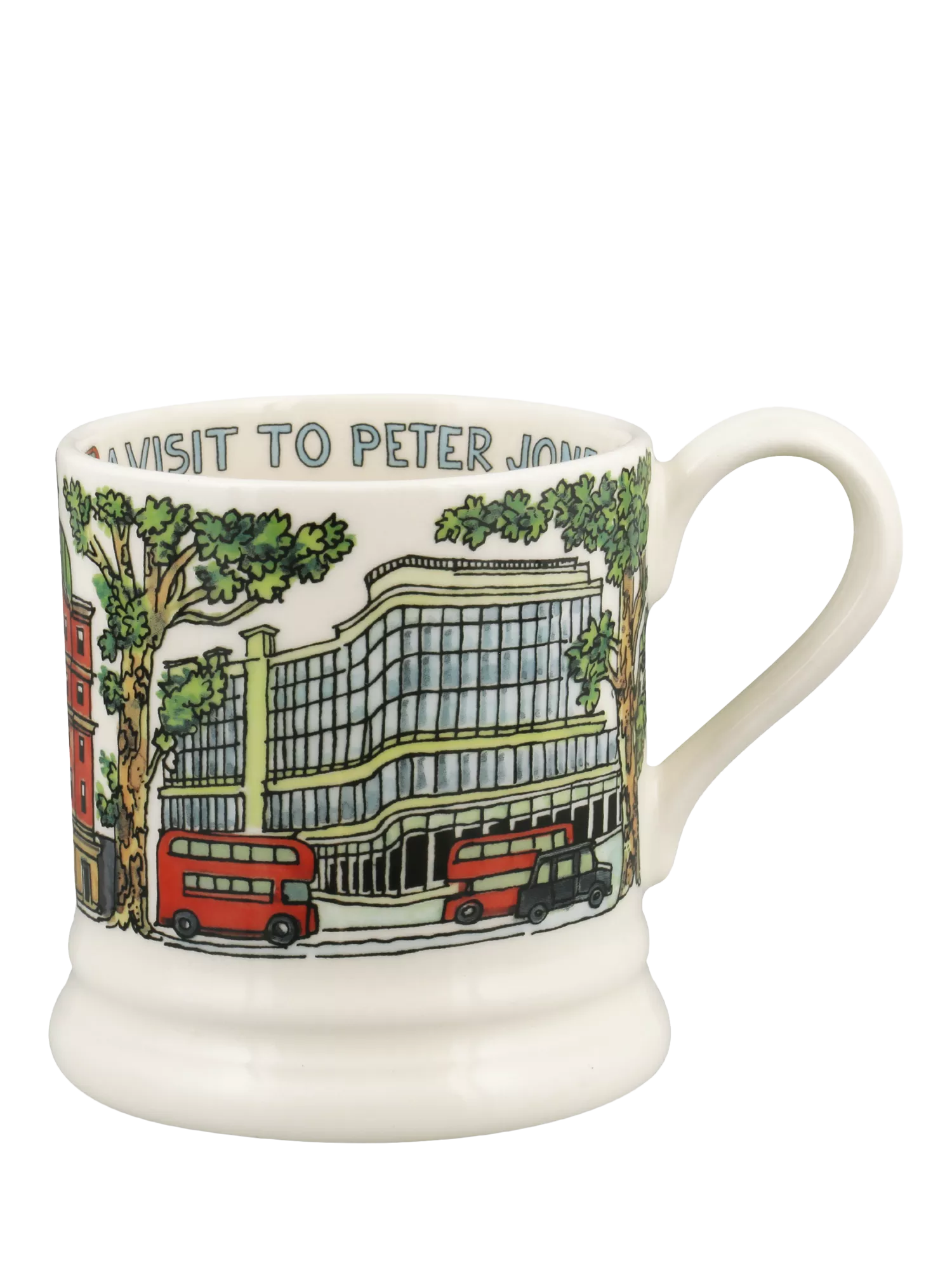 Emma Bridgewater Peter Jones anniversary earthenware mug 300ml (British brand)