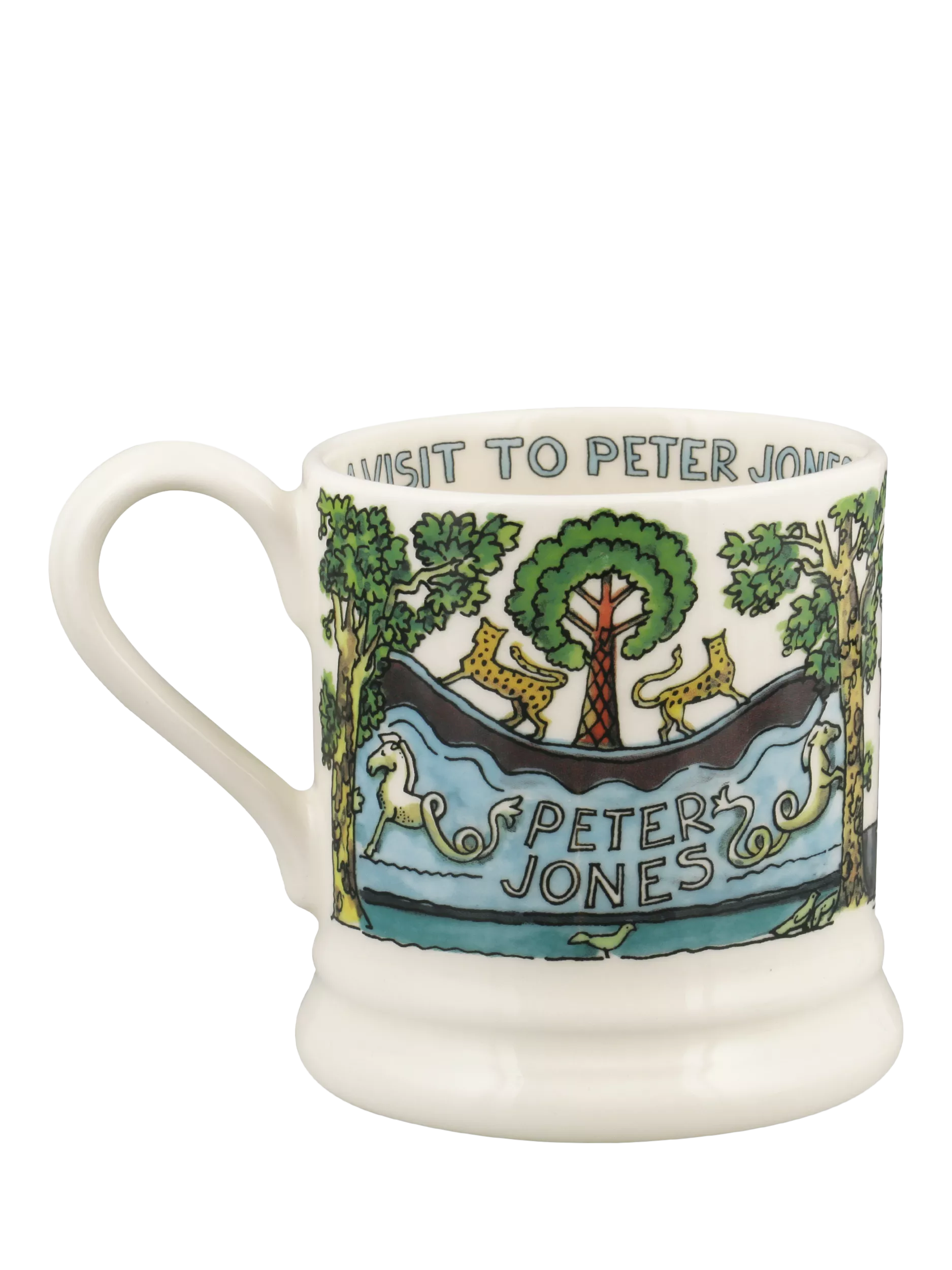 Emma Bridgewater Peter Jones anniversary earthenware mug 300ml (British brand)