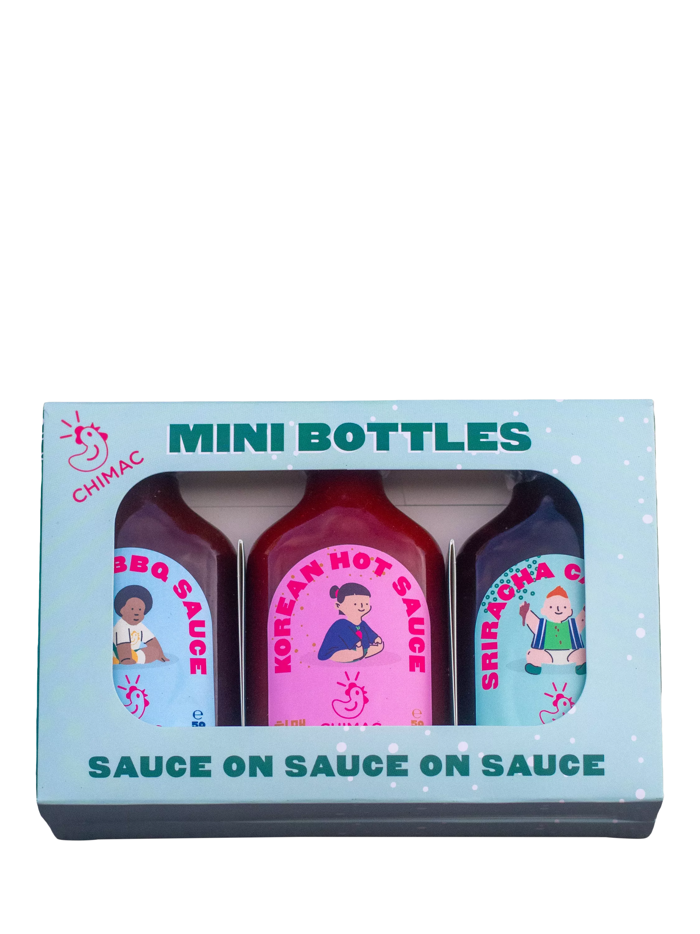 Chimac mini sauce set 3x50ml Korean flavours - British product
