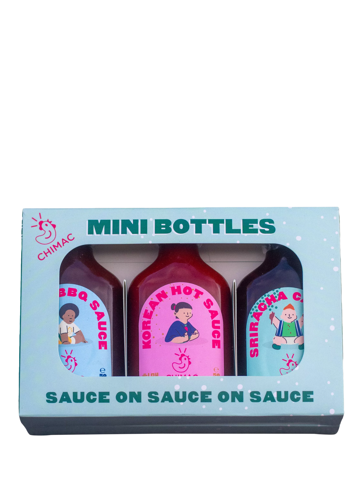 Chimac mini sauce set 3x50ml Korean flavours - British product