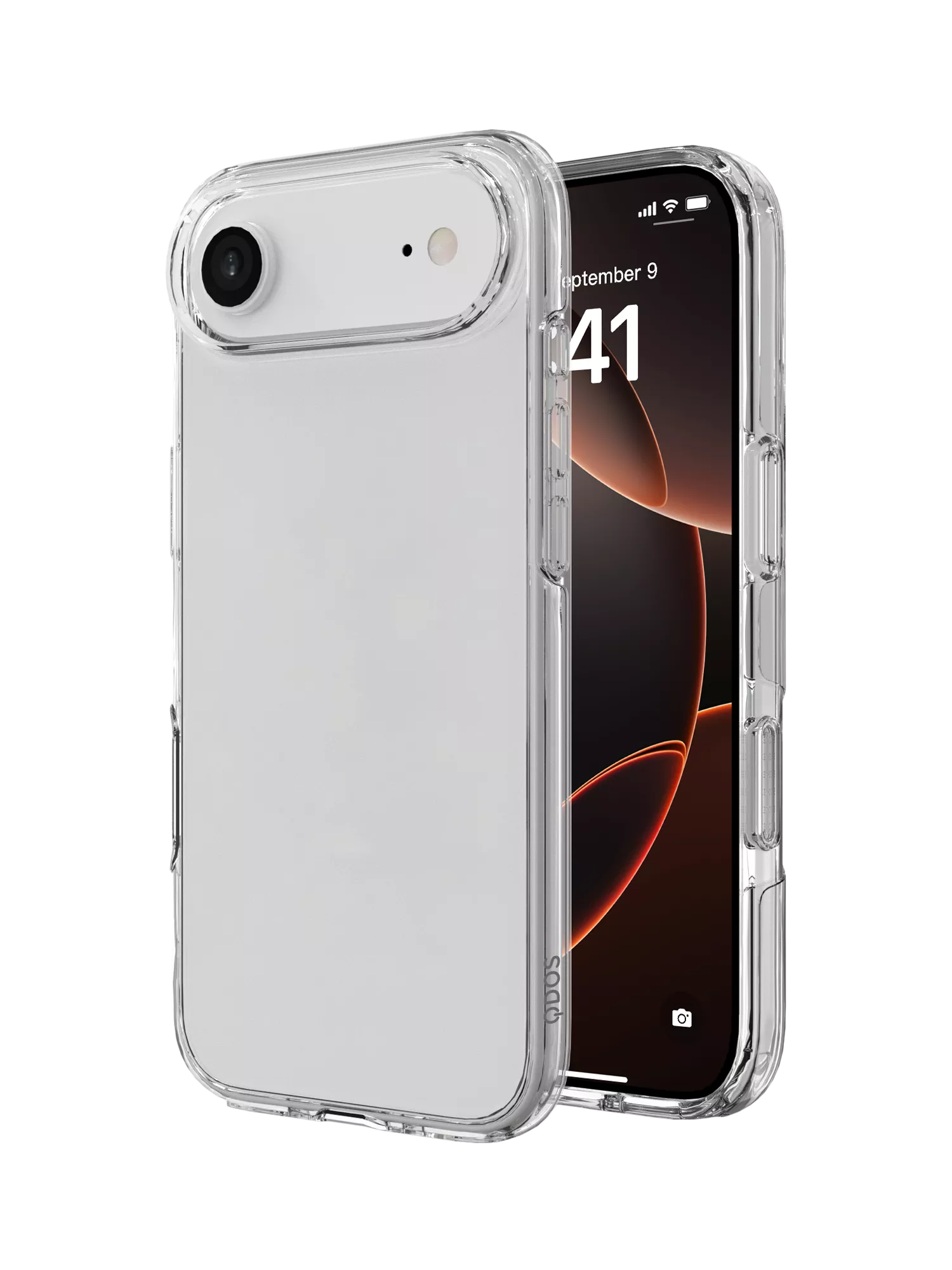 QDOS clear hybrid case iPhone Air (British brand)
