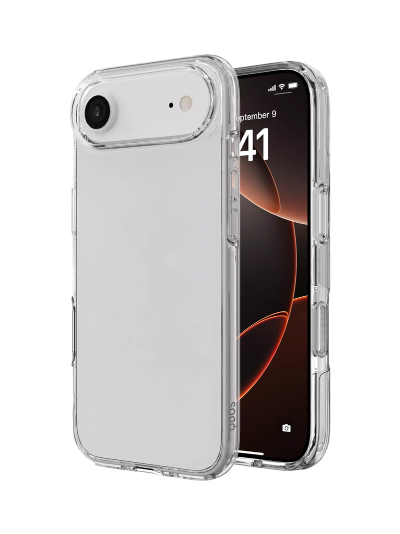 QDOS clear hybrid case iPhone Air (British brand)