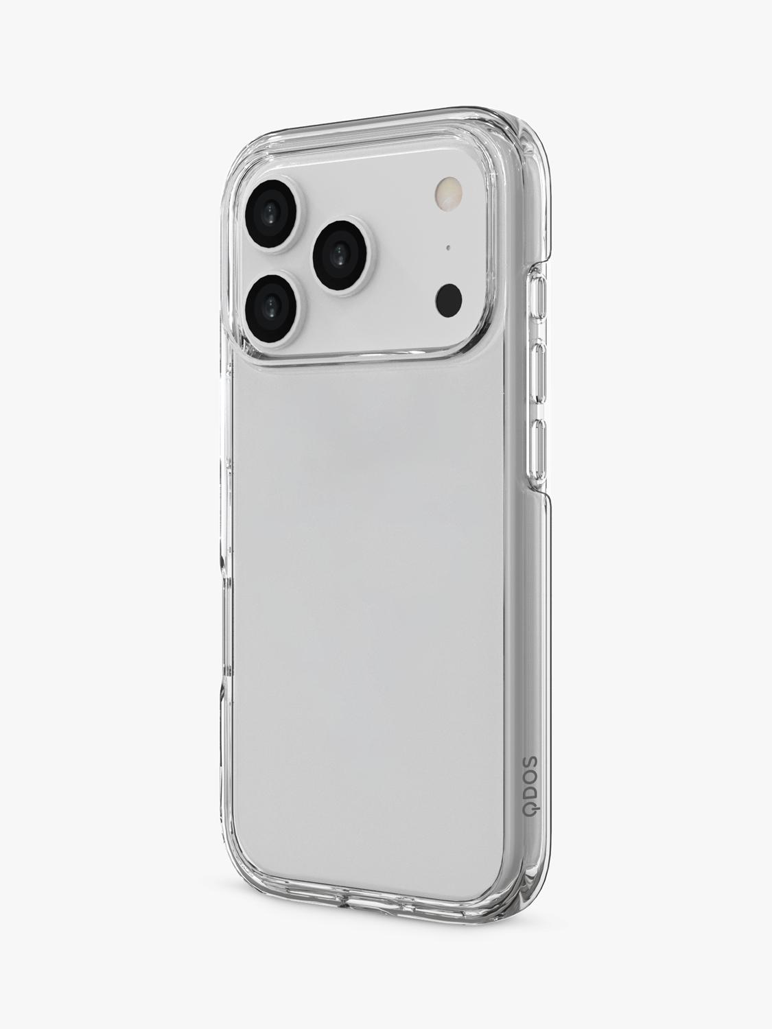 QDOS hybrid clear case for iPhone 17 Pro - British product
