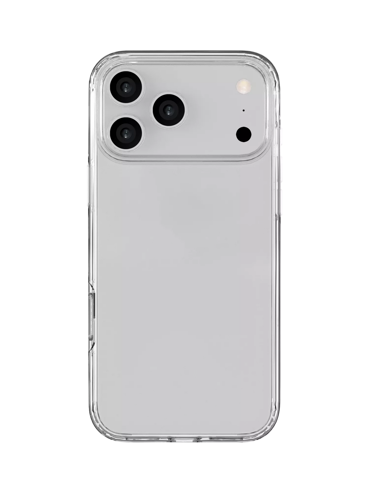 QDOS hybrid case for iPhone 17 Pro Max clear - British product