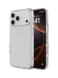 QDOS hybrid case for iPhone 17 Pro Max clear - British product