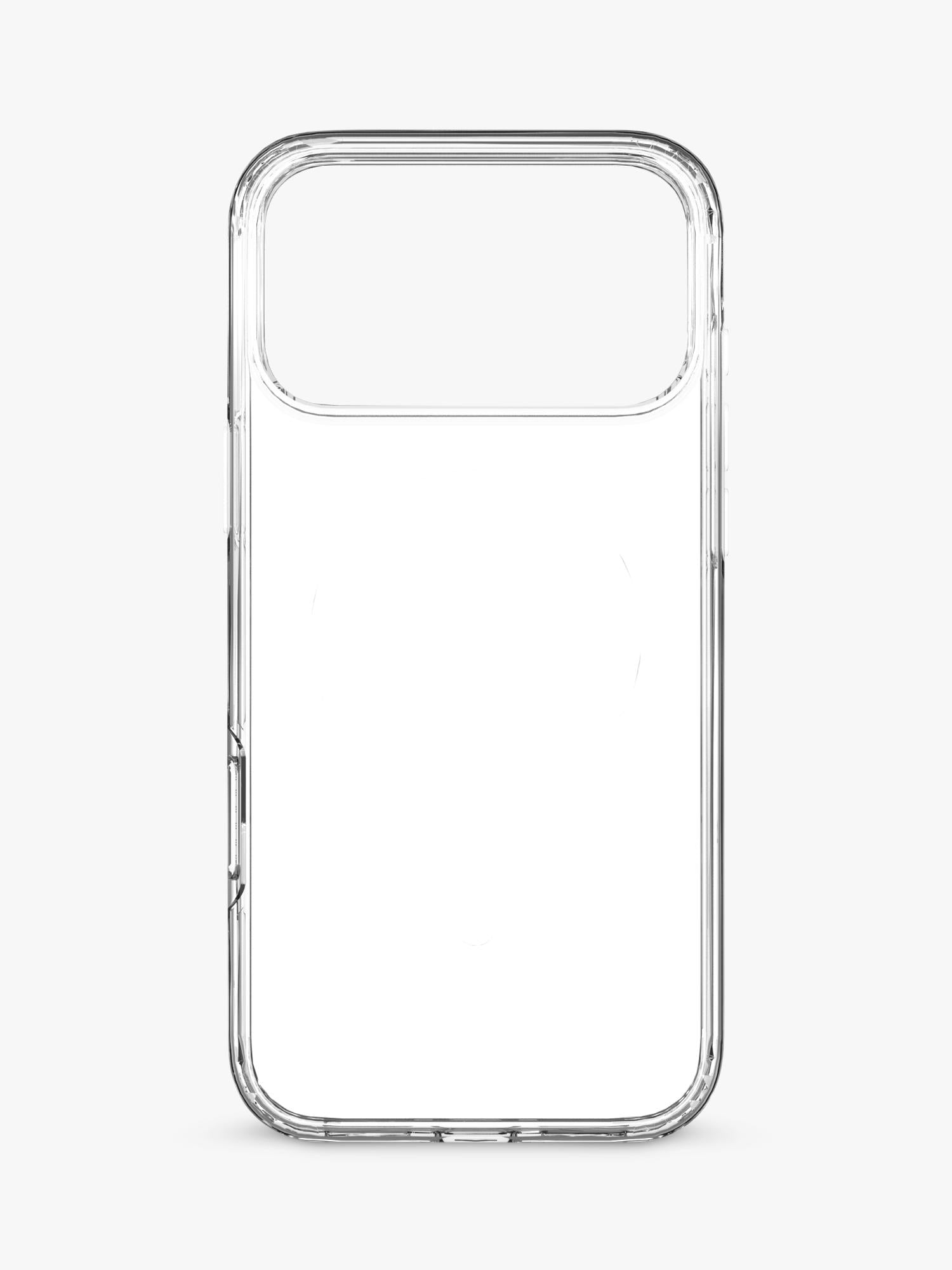 QDOS hybrid case for iPhone 17 Pro Max clear - British product