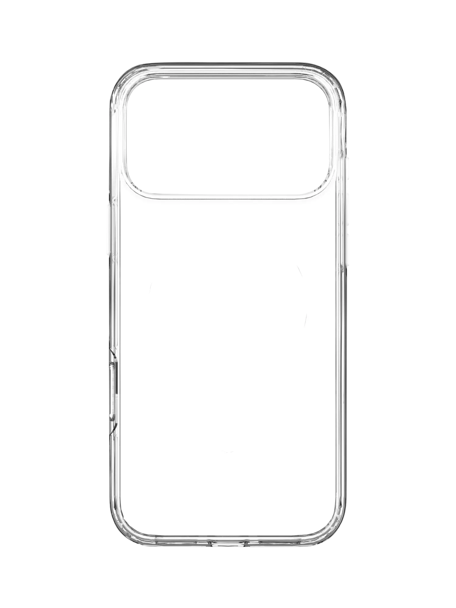 QDOS hybrid case for iPhone 17 Pro Max clear - British product