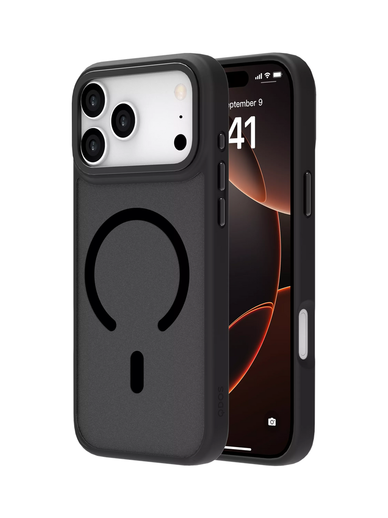 QDOS Hybrid Drop case Black/Frosted, imported from the UK