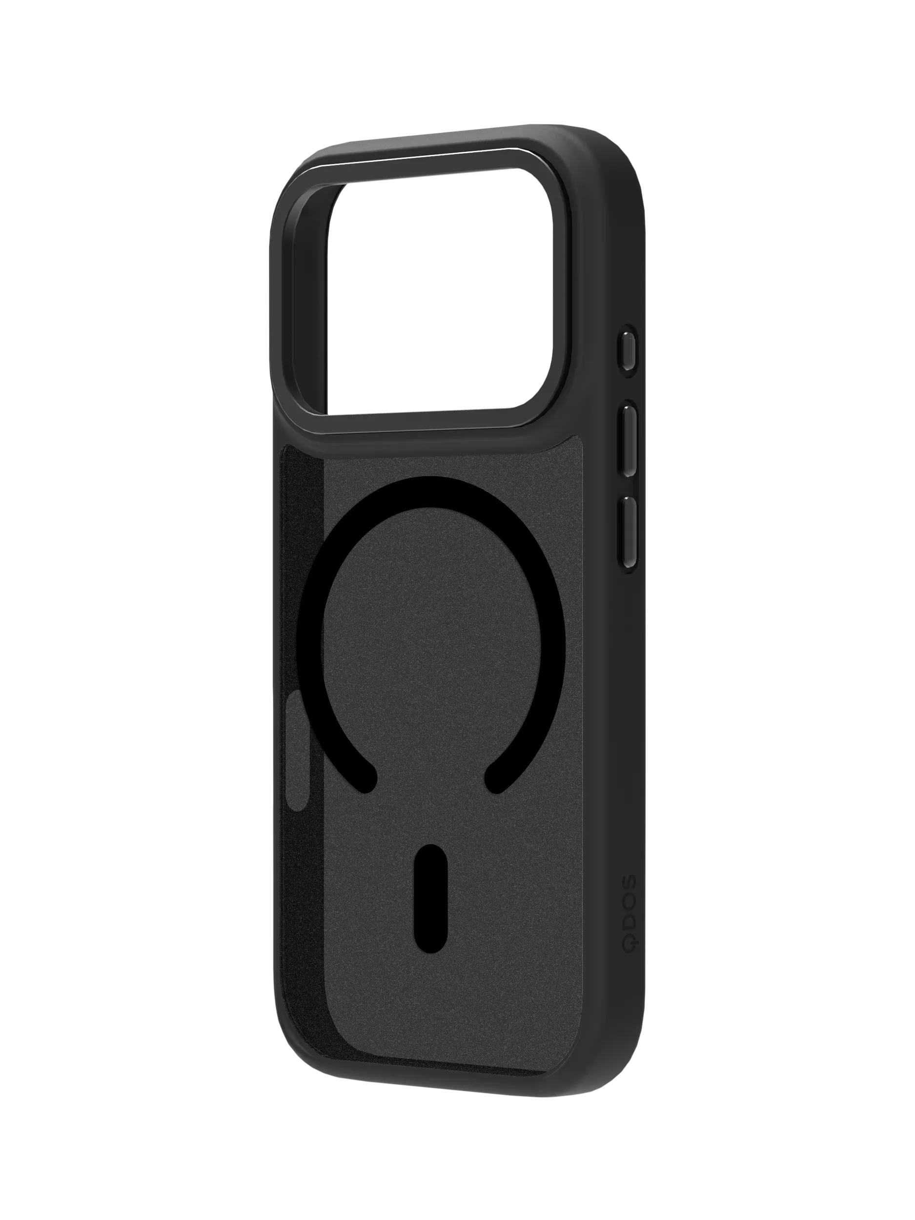 QDOS phone case for iPhone 17 Pro Black/Frosted - British product