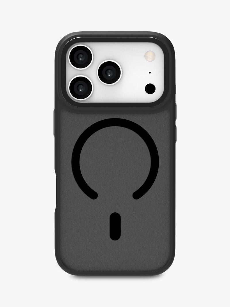 QDOS phone case for iPhone 17 Pro Black/Frosted - British product