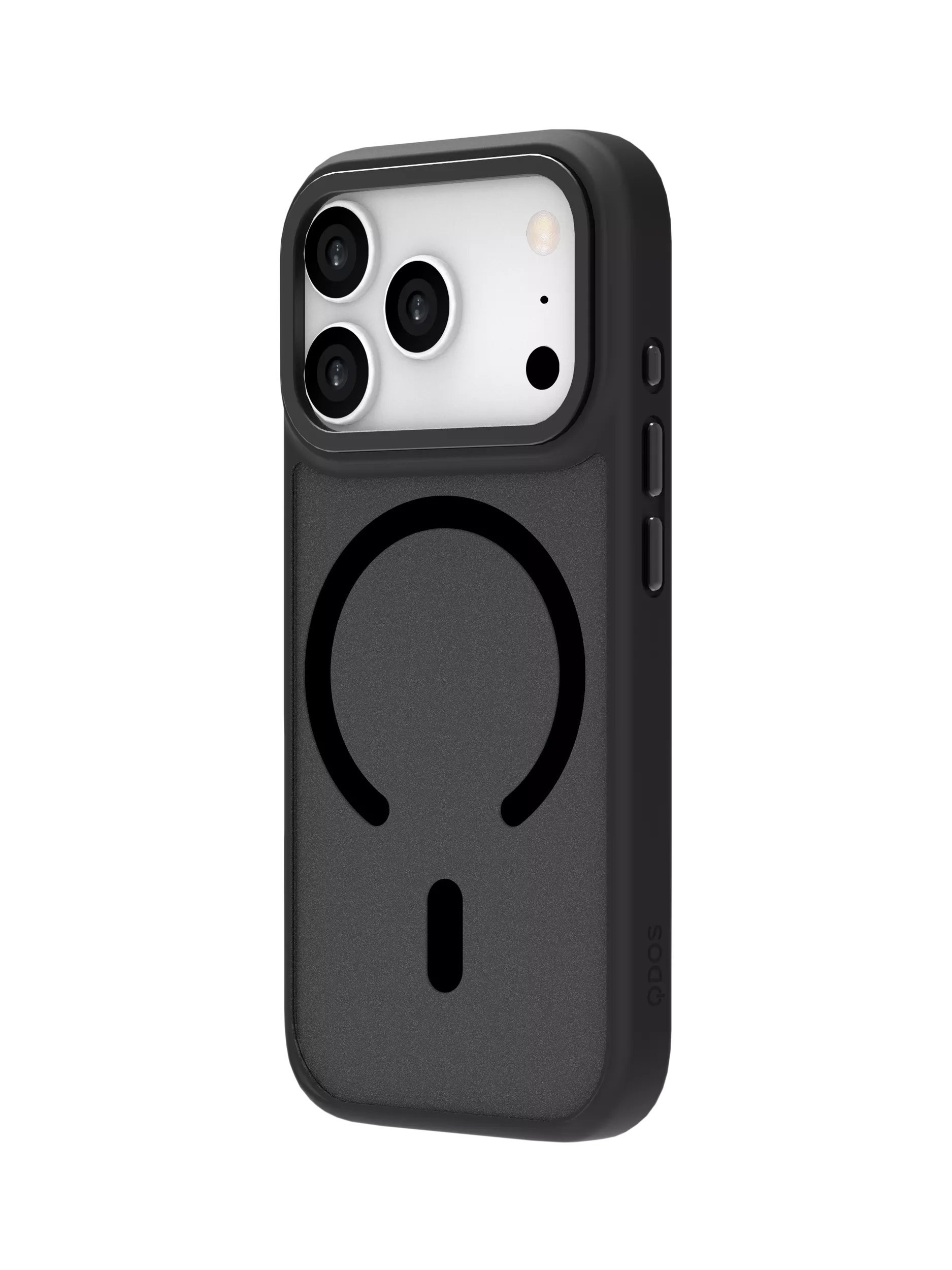 QDOS phone case for iPhone 17 Pro Black/Frosted - British product