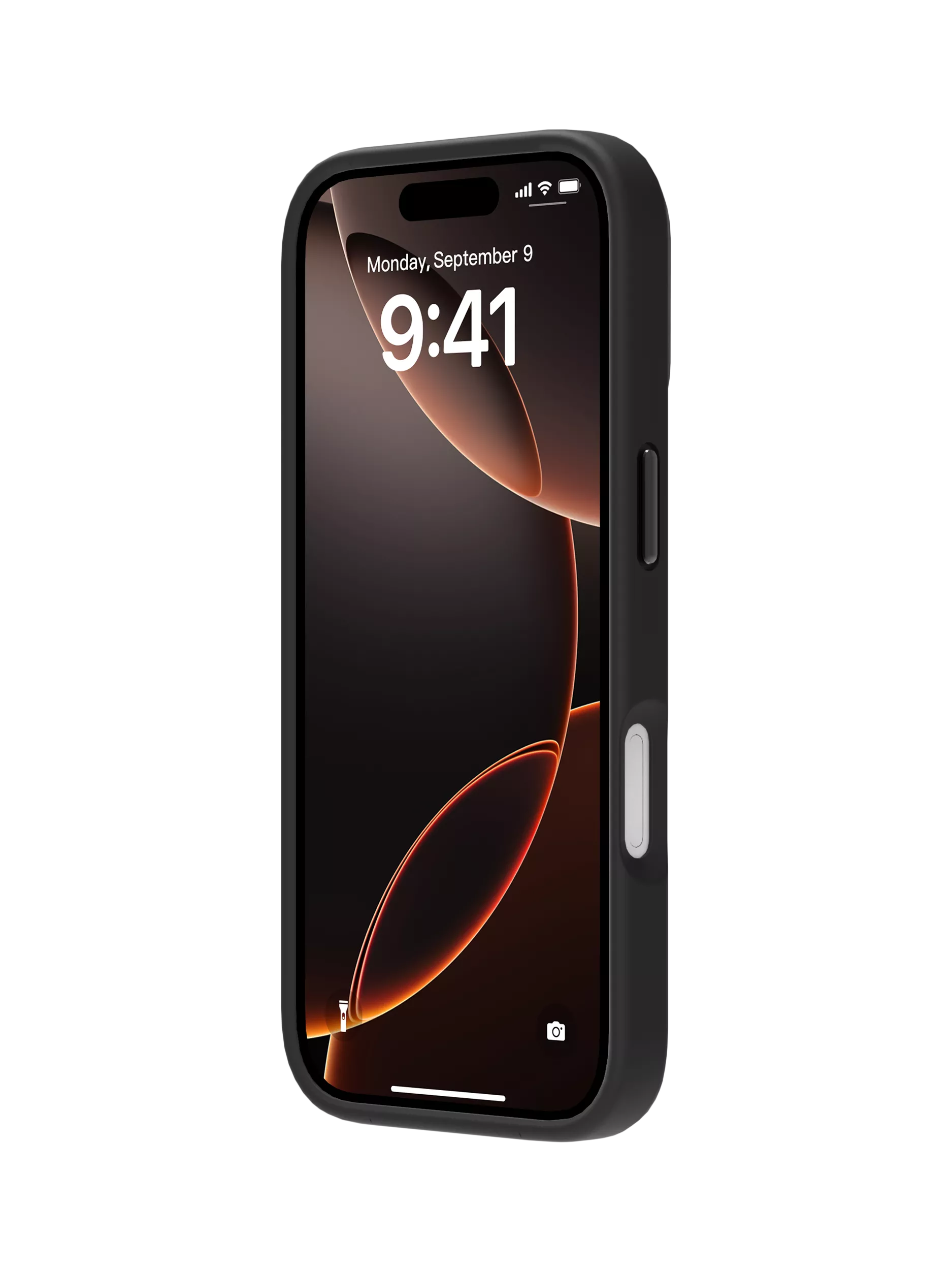 QDOS phone case for iPhone 17 Pro Black/Frosted - British product