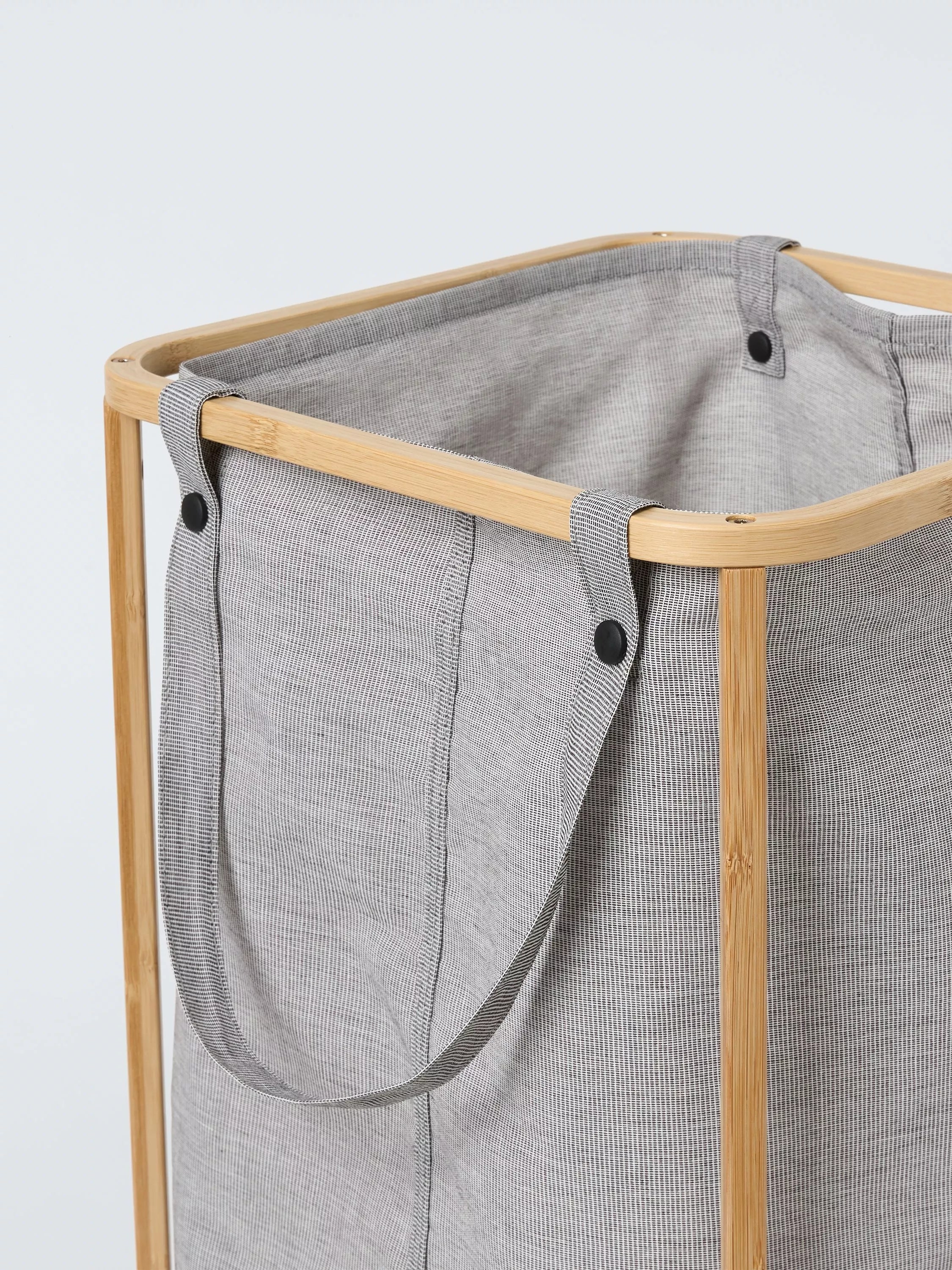 John Lewis rolling laundry hamper grey 67L, UK version