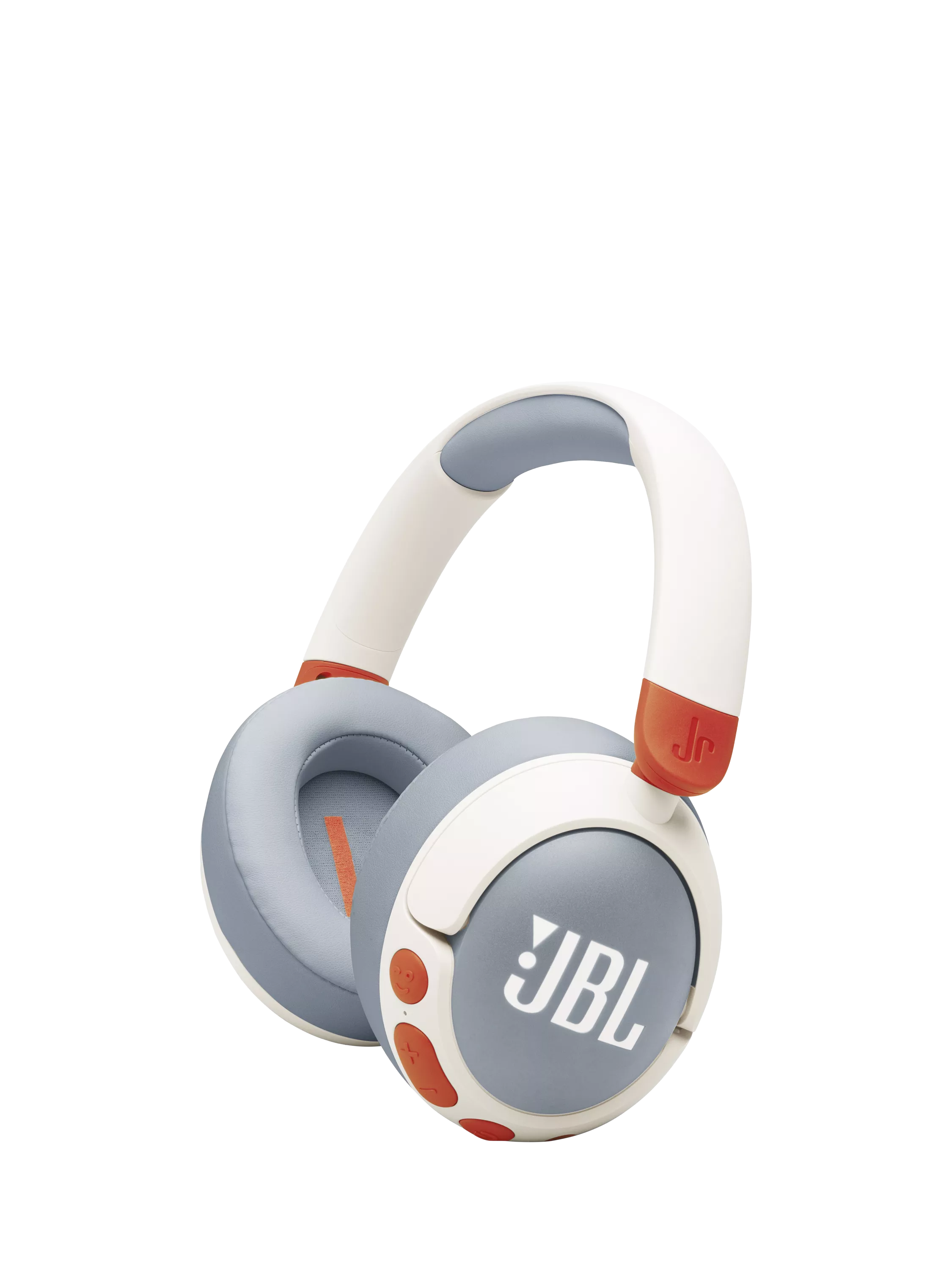 JBL Junior 470NC Volume Limiting Noise Cancelling Wireless Bluetooth Over-Ear Headphones with Mic/Remote, White