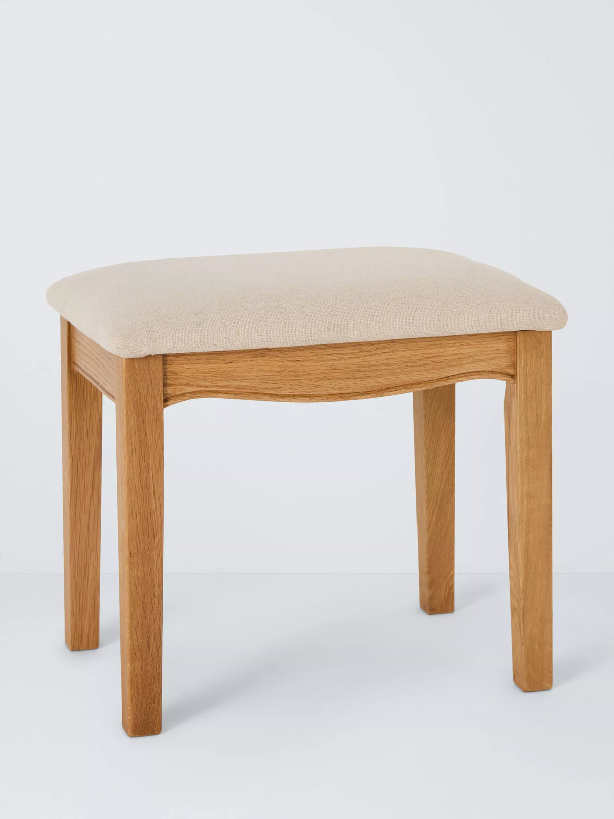 John Lewis dressing table stool Weathered Oak, imported from the UK