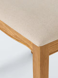 John Lewis dressing table stool Weathered Oak, imported from the UK