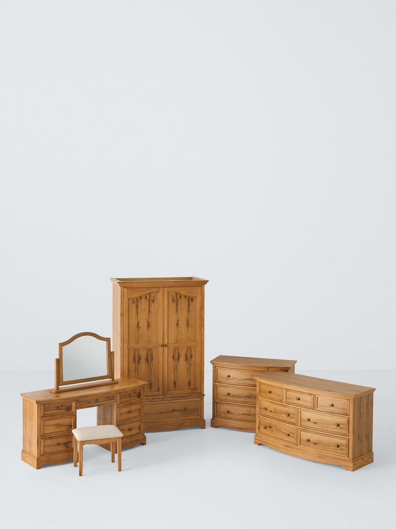 John Lewis dressing table stool Weathered Oak, imported from the UK