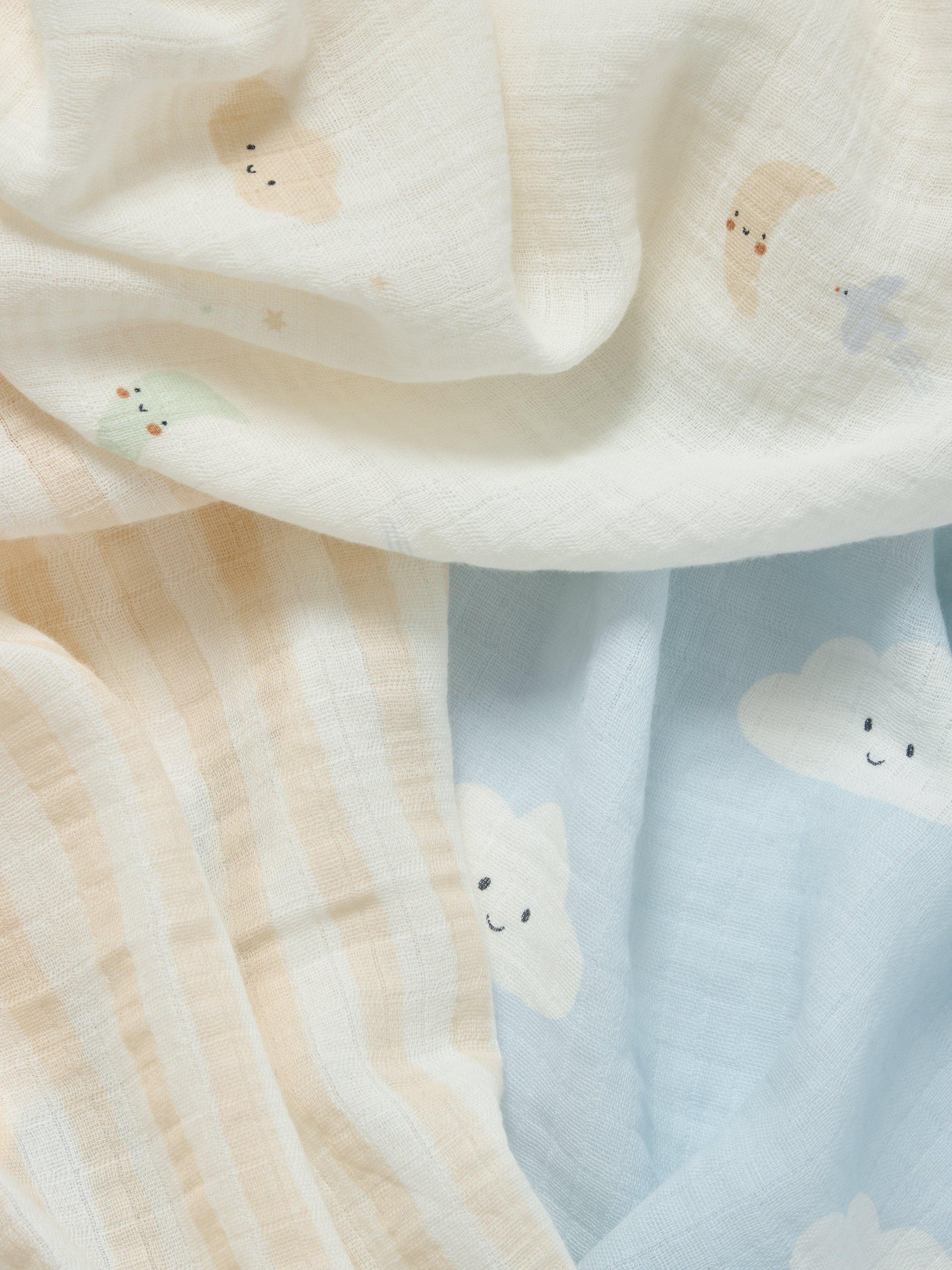 John Lewis Daydream Moon large muslin squares 100x100cm (British brand)
