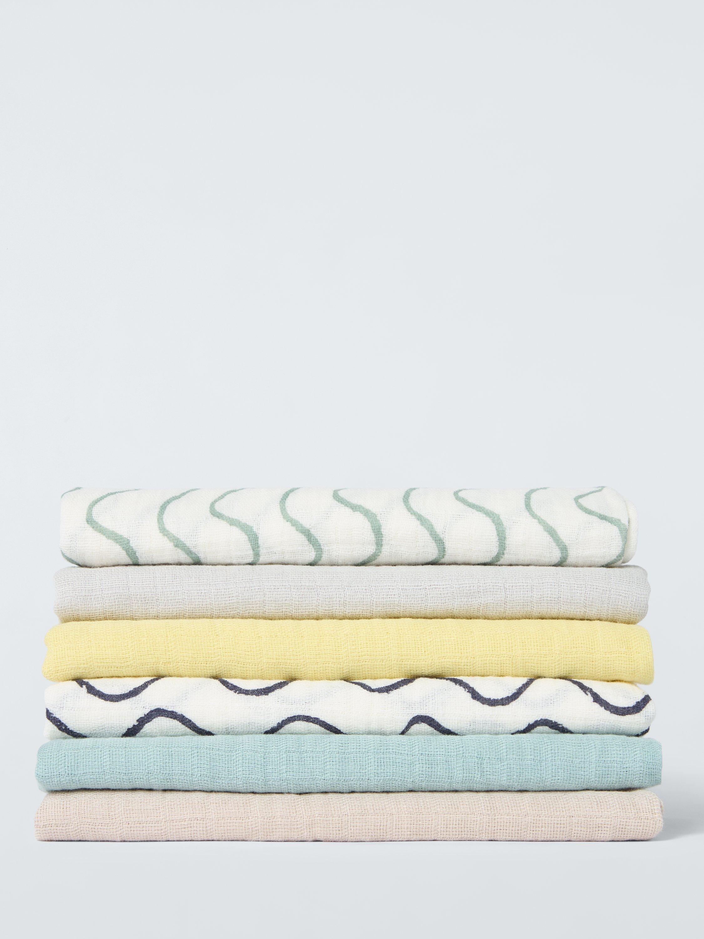 John Lewis muslin squares pack of 6, imported from the UK