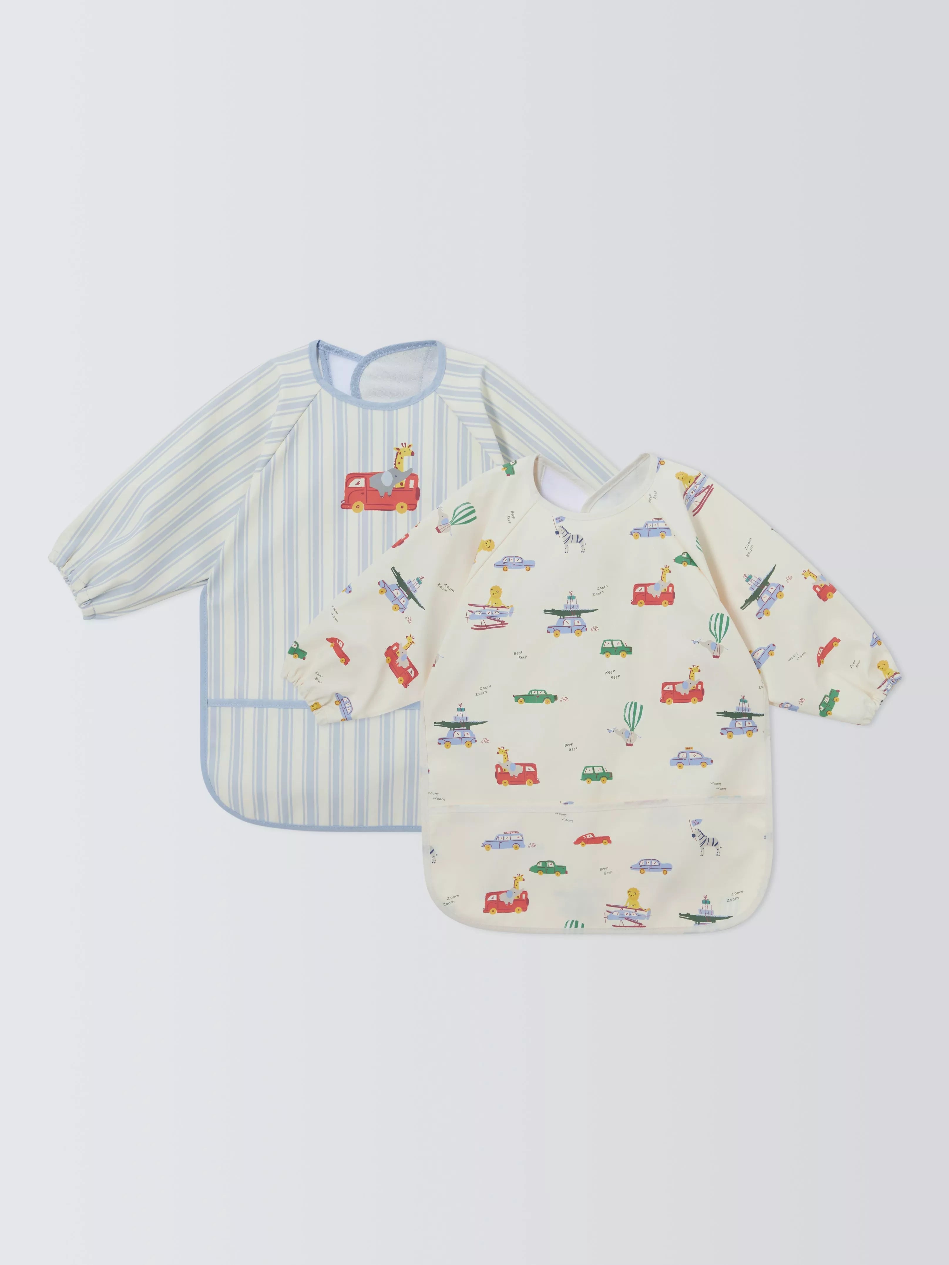 John Lewis multi weaning bibs pack of 2 (British brand)