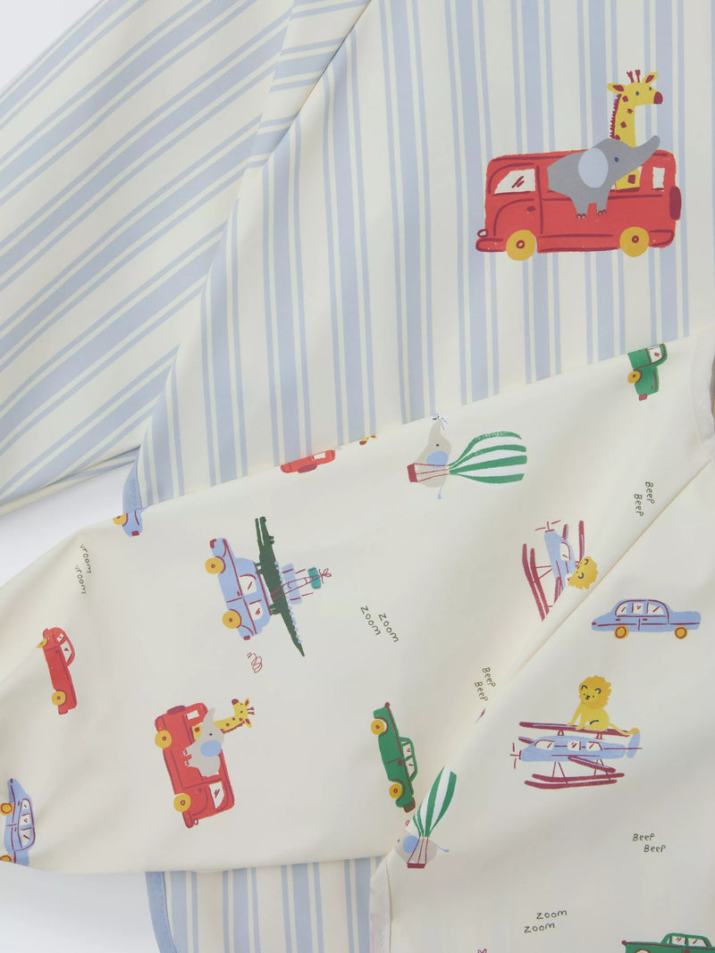 John Lewis multi weaning bibs pack of 2 (British brand)