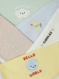 John Lewis round baby bibs moon pattern pack of 5 (British brand)