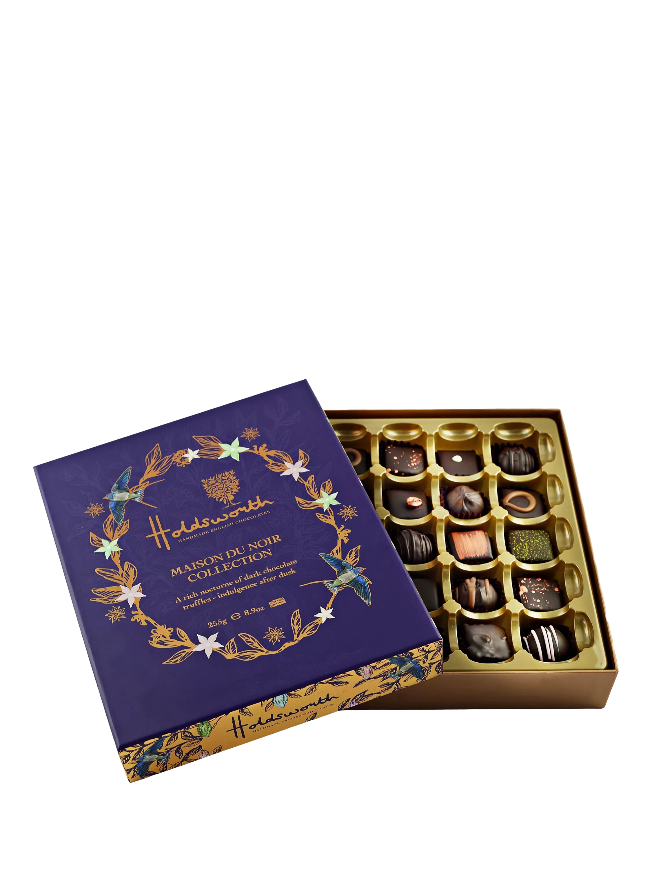 Holdsworth Maison Du Noir assorted chocolates 255g (British brand)