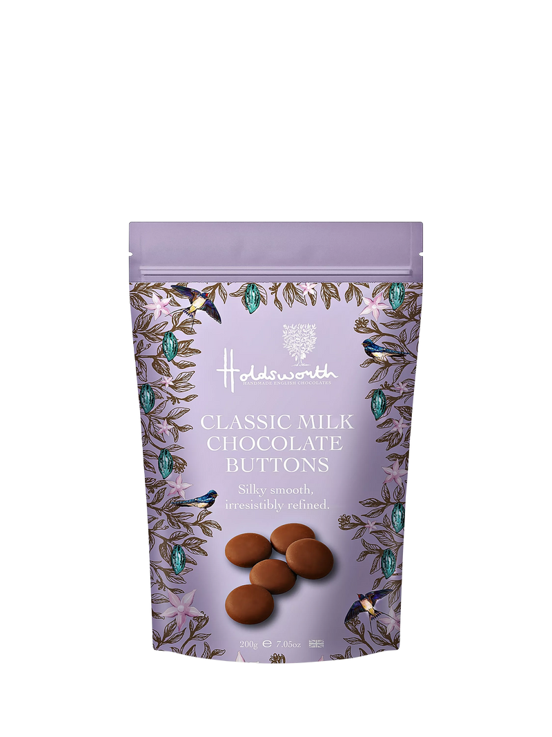 Holdsworth classic milk chocolate buttons 200g - British product