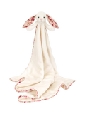 Jellycat Blossom Bunny Blankie cream comfort blanket (British brand)