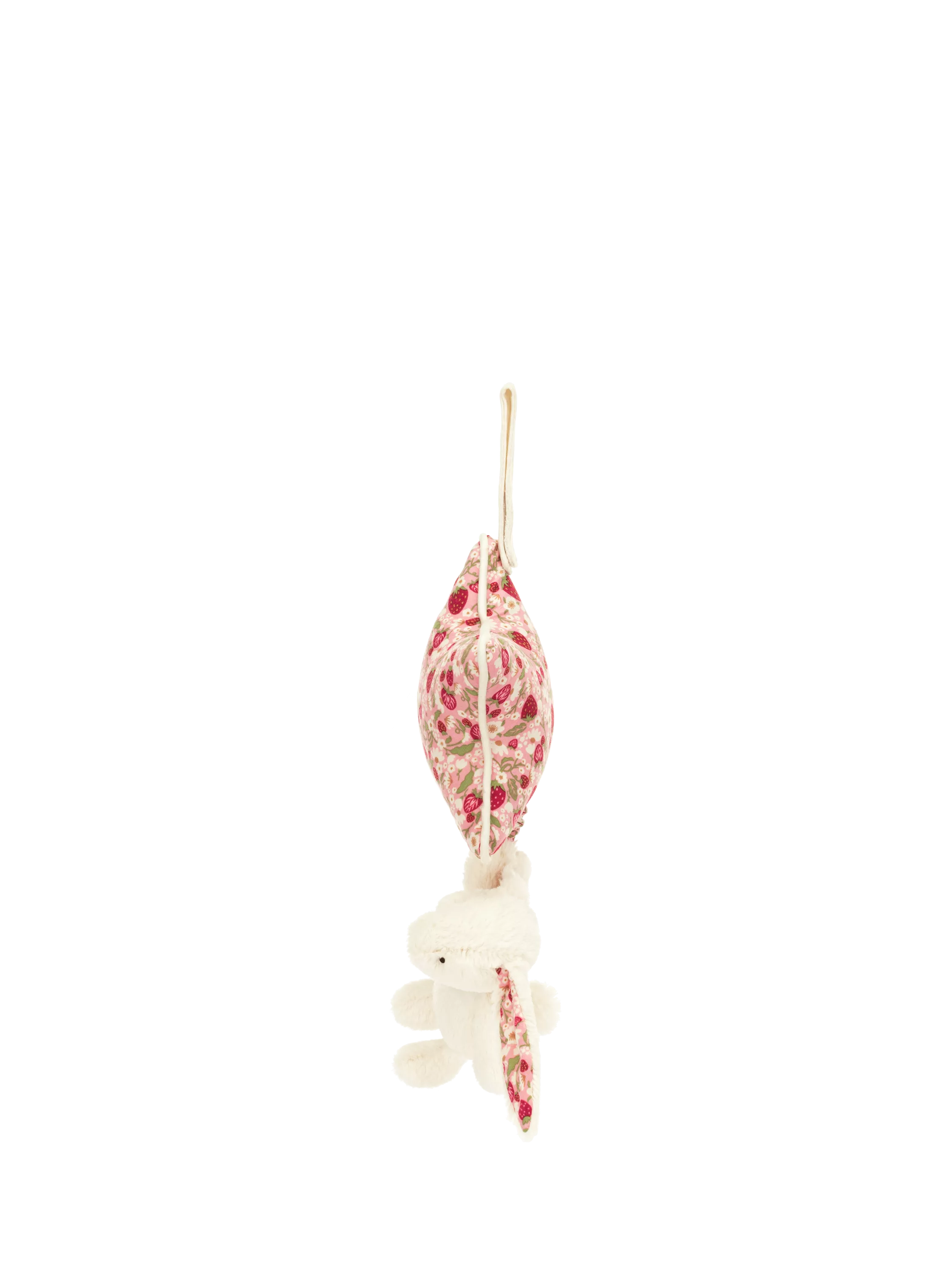 Jellycat Blossom Bunny musical pull cream - British product