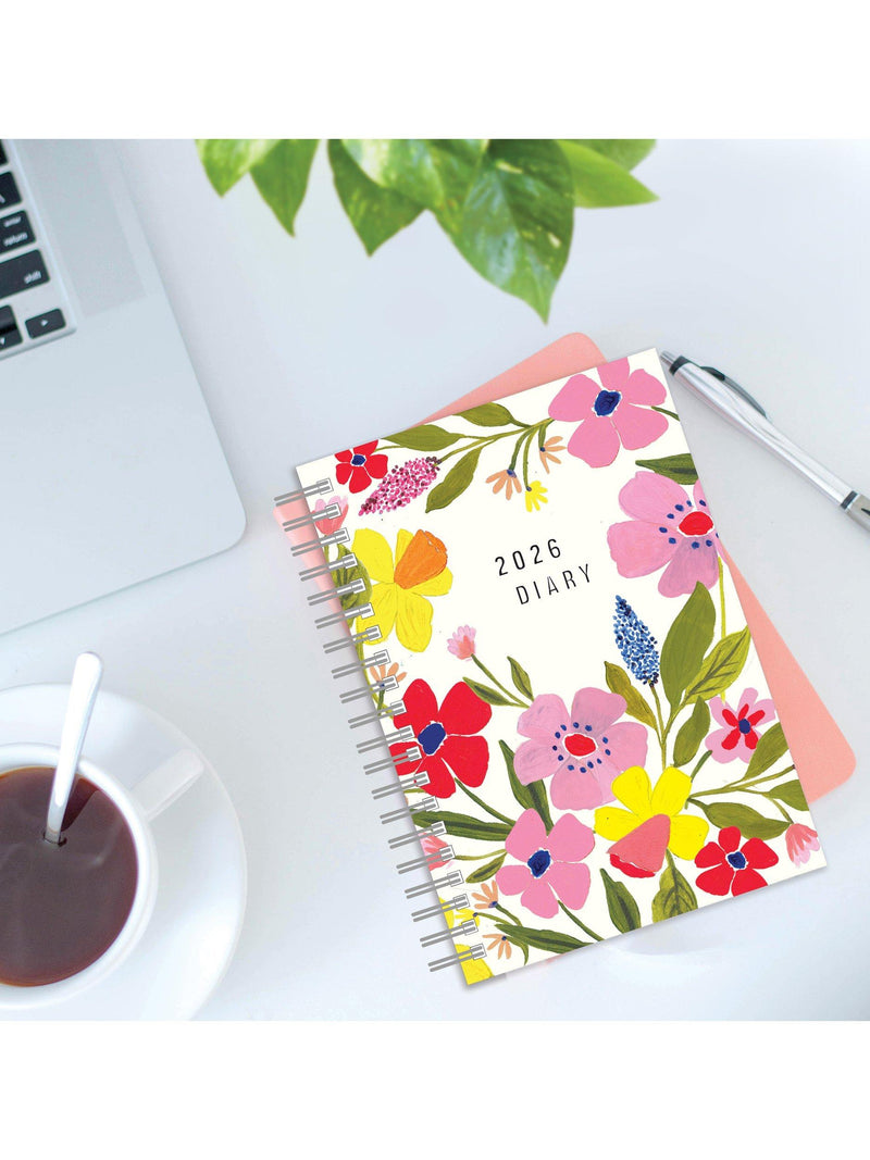 Caroline Gardner Floral Posie A5 diary, imported from the UK