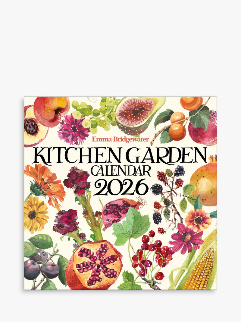 2026 Garden-Themed Wall Calendar with Illustrations