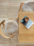 The Small Home sheepskin seat pad natural - British product
