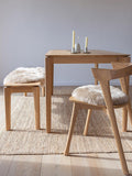 The Small Home sheepskin seat pad natural - British product