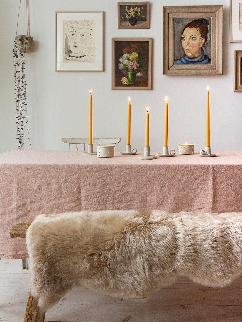 The Small Home natural sheepskin rug 60x95cm, UK version