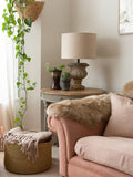 The Small Home natural sheepskin rug 60x95cm, UK version