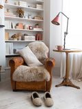 The Small Home natural sheepskin rug 60x95cm, UK version