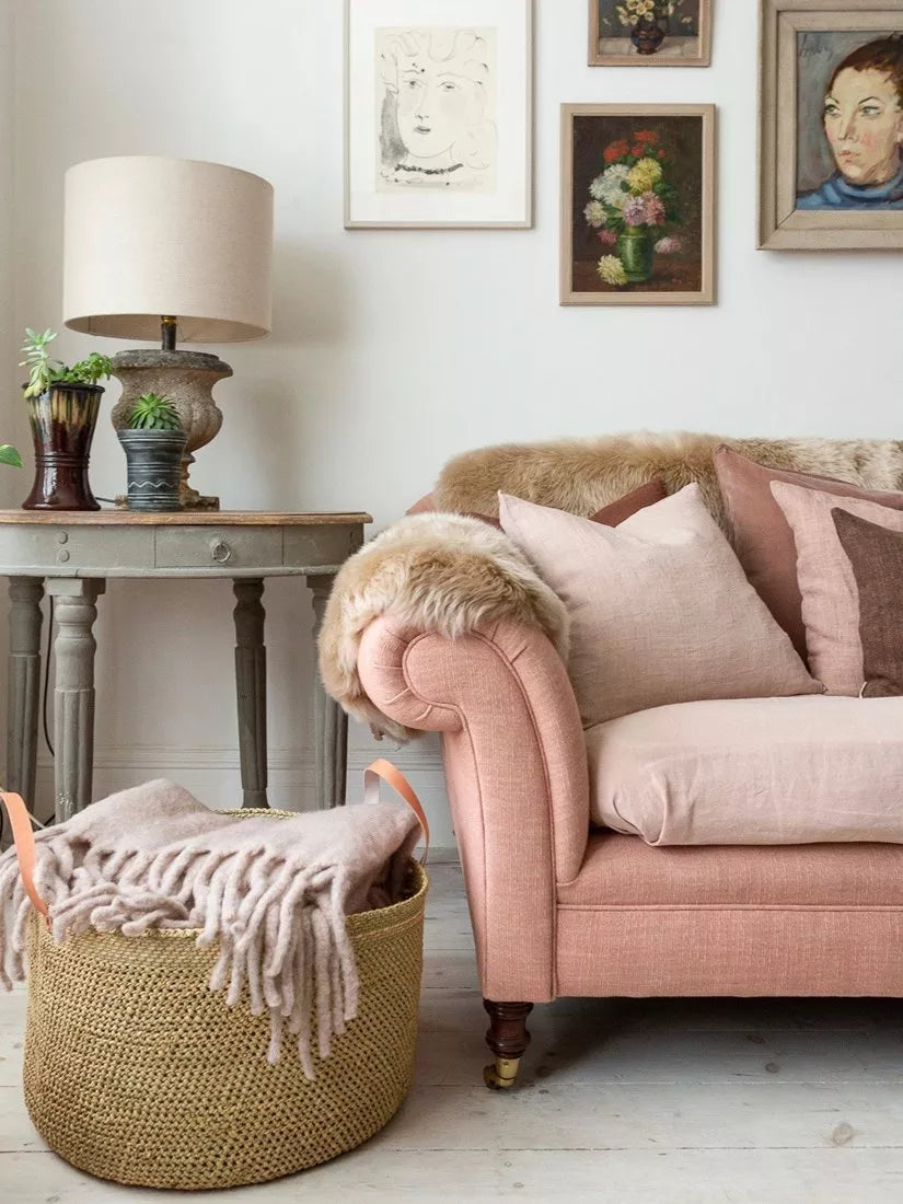 The Small Home natural sheepskin rug 60x95cm, UK version