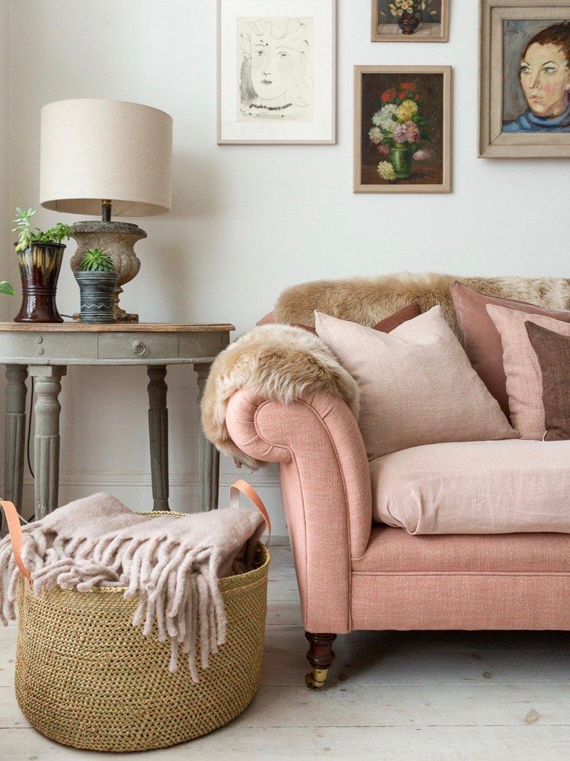 The Small Home natural sheepskin rug 60x95cm, UK version