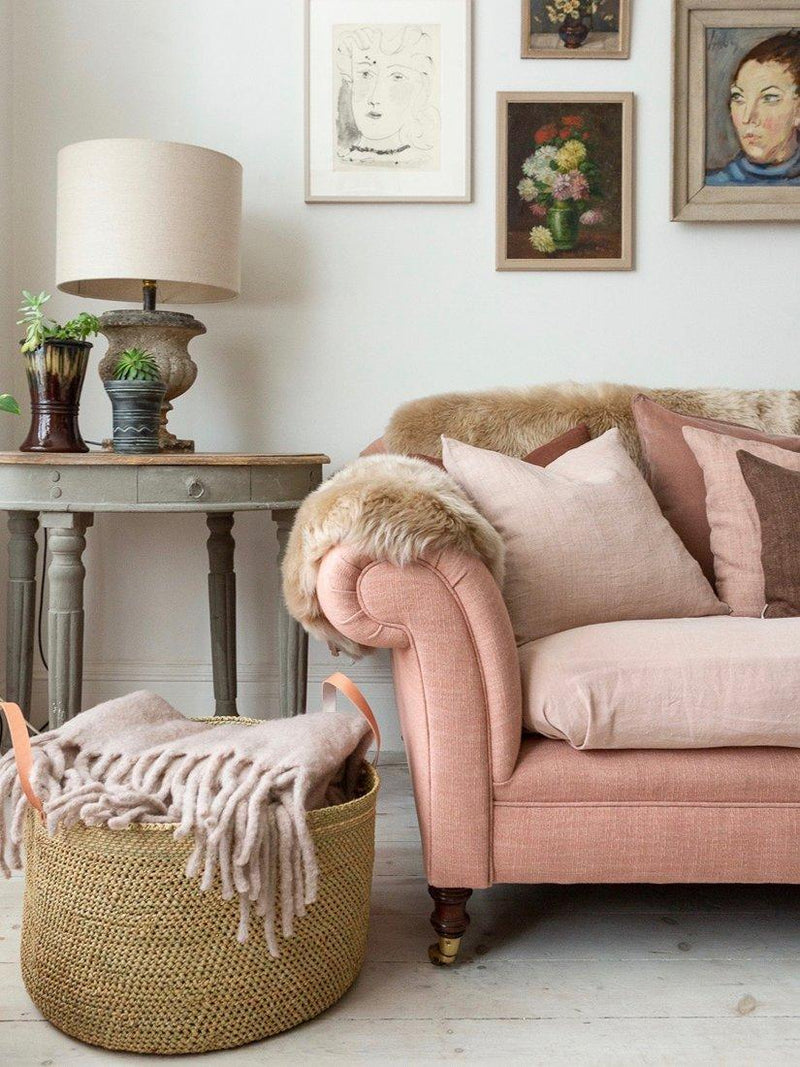 The Small Home natural sheepskin rug 60x95cm, UK version