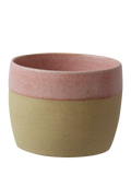 The Small Home stoneware coffee cups set of 2 Rose/Carbon (British brand)
