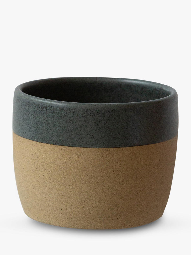 The Small Home stoneware coffee cups set of 2 Rose/Carbon (British brand)
