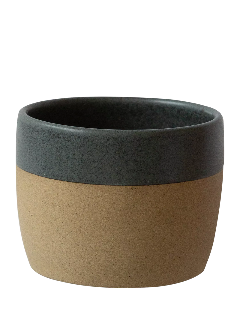 The Small Home stoneware coffee cups set of 2 Rose/Carbon (British brand)