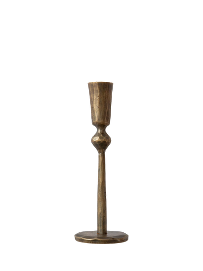John Lewis The Small Home Dinner Candle Holder, Brass- Buy online at McGrocer