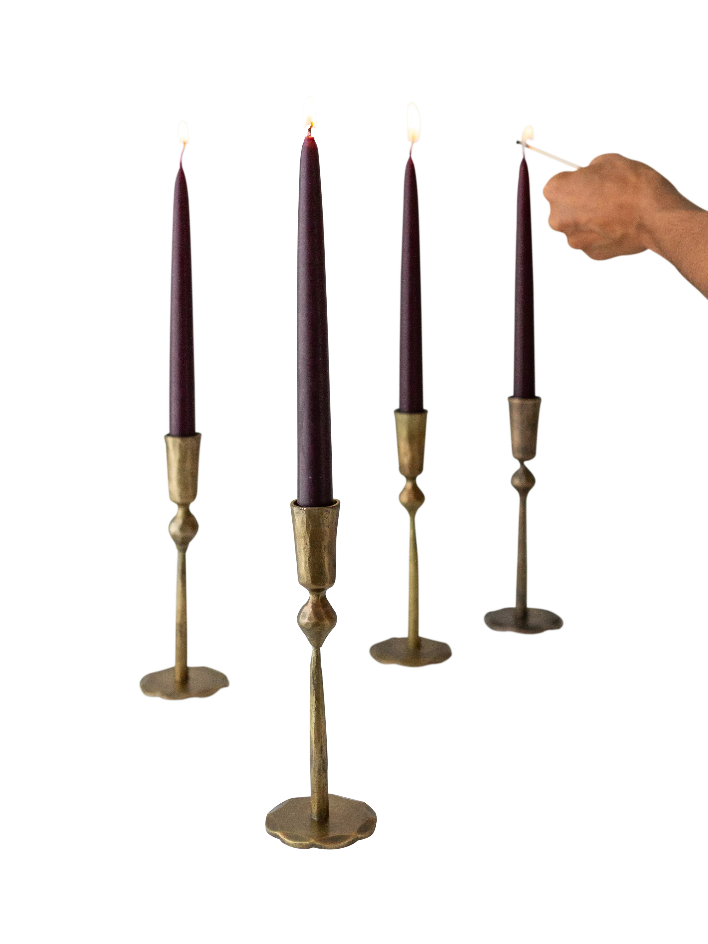 The Small Home brass candle holder (British brand)
