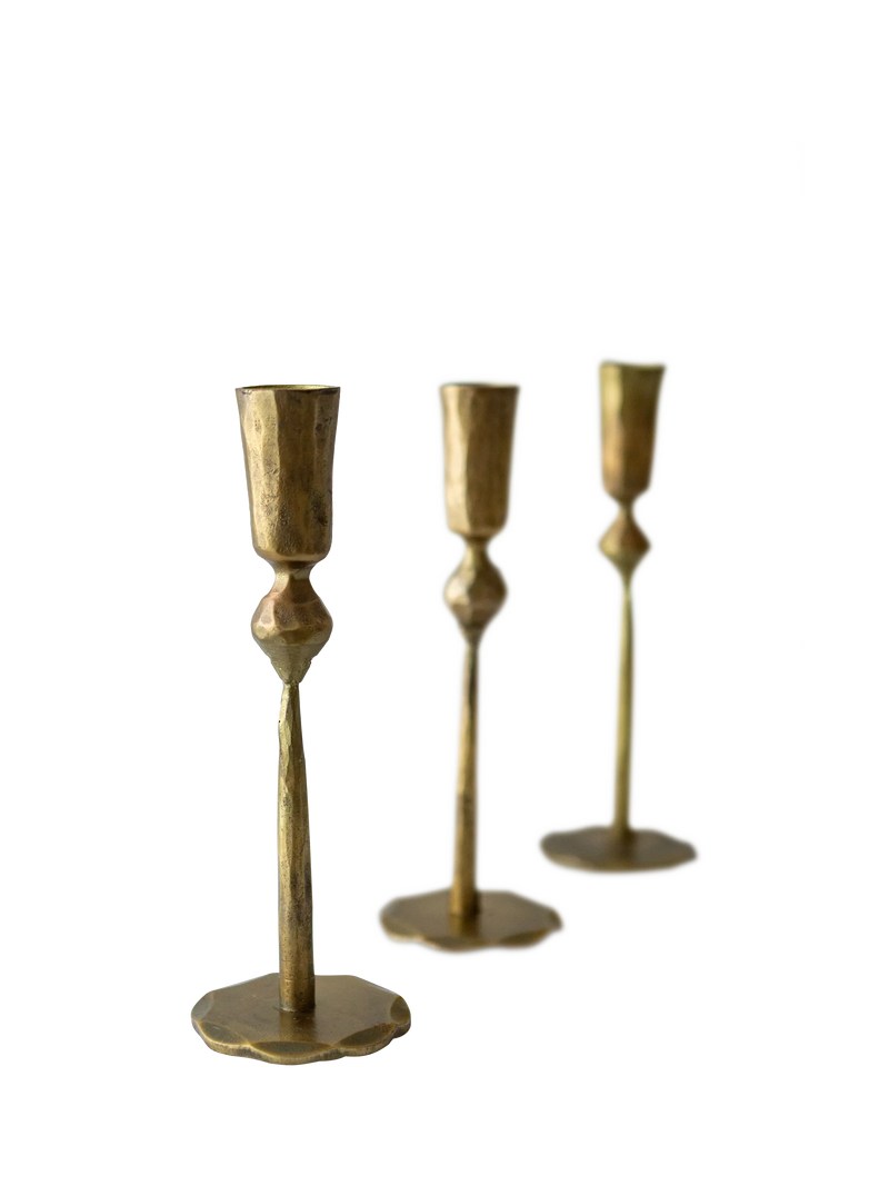 The Small Home brass candle holder (British brand)