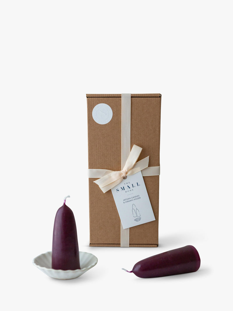 The Small Home candle and holder gift set multi, UK version