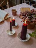 The Small Home dinner candle gift set with ceramic holder - British product