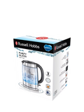 Russell Hobbs Glass Kettle Silver 1L, imported from the UK